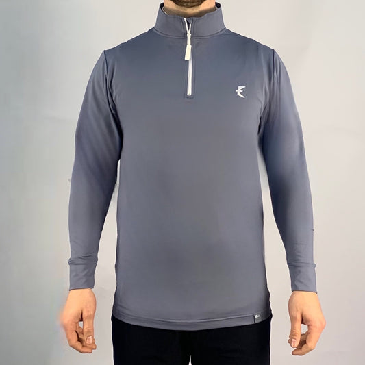 Elite 1/4 Zip Top - SS23 - Grey image 0