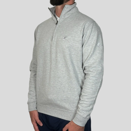 OFF SZN 1/4 Zip Top - Heather Grey image 0