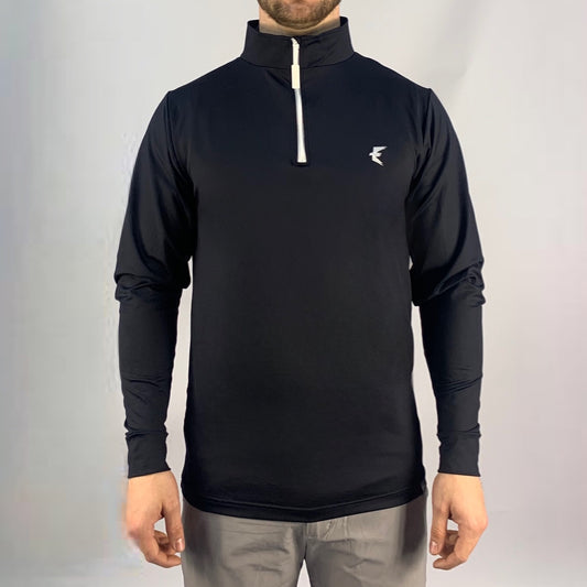 Elite 1/4 Zip Top - SS23 - Black image 0