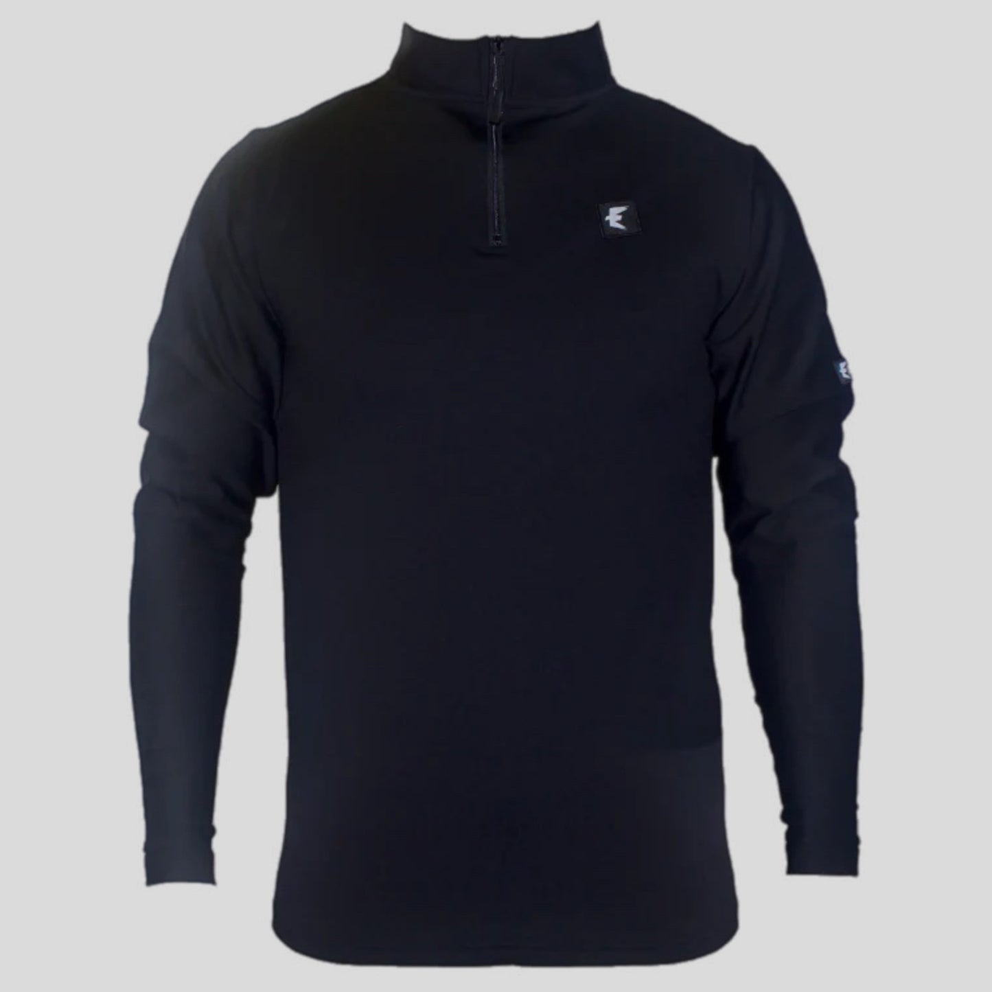 Elite 1/4 Zip Top - Jet Black