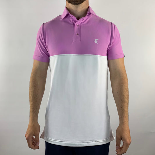 Cross Polo Shirt - Heather/White image 0